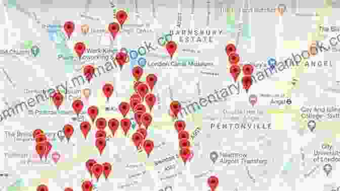 A Map Showing The Location Of A Restaurant Cocina De La Familia: More Than 200 Authentic Recipes From Mexican American Home Kitchens