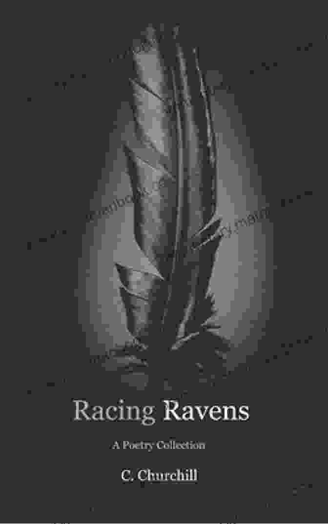 Cover Of Racing Ravens Poetry Collection Featuring A Flock Of Ravens In Flight Against A Vibrant Sunset Sky Racing Ravens: A Poetry Collection