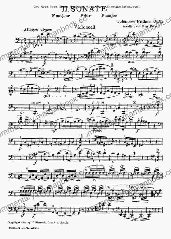 Johannes Brahms' Cello Sonata No. 2 In F Major, Op. 99 Best Of Cello Classics: 15 Famous Concert Pieces For Violoncello And Piano (Best Of Classics)