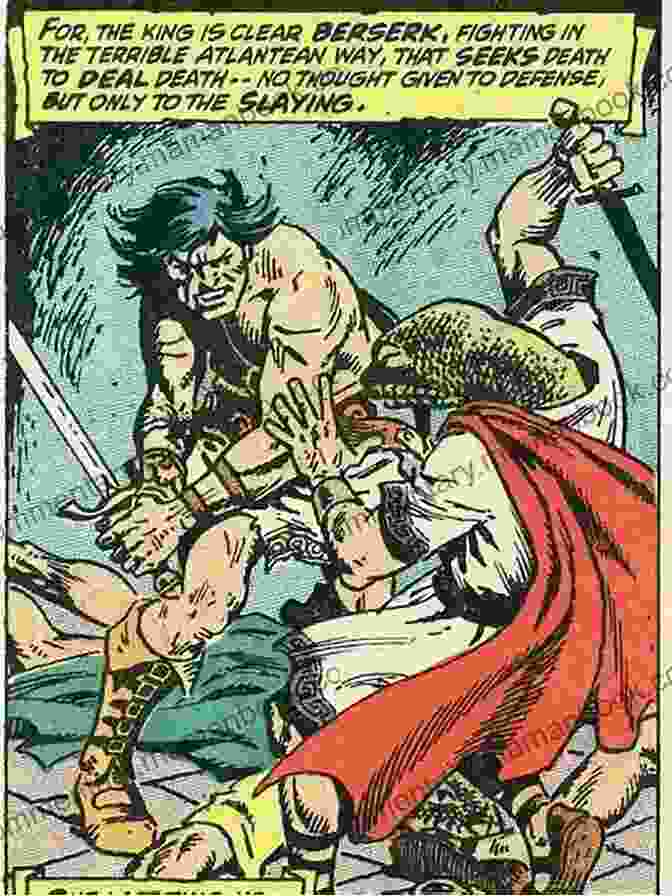 Kull, Wielding His Broadsword, Faces Off Against A Horde Of Serpent Men, Their Scales Glistening In The Dim Light Of An Underground Cavern. Kull Of Atlantis And Other Stories:17 Short Stories By Robert E Howard