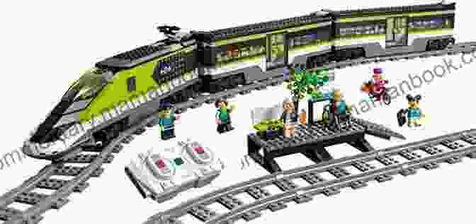 LEGO® City Express MOC 12 Wheel Flat Bed Wagons With Metal Coils: Lego MOC Building Instructions (LEGO Train MOC Plans)