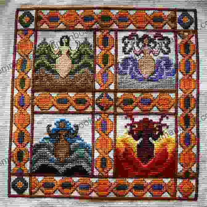 Mother Goddess Counted Cross Stitch Pattern Three Phases Of The Goddess Counted Cross Stitch Pattern