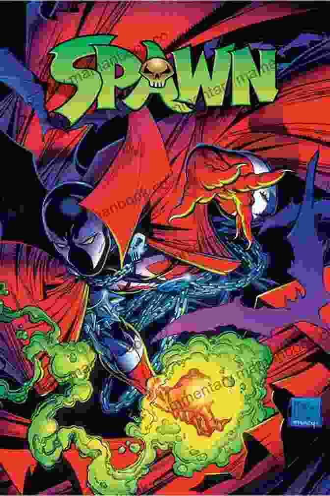 Spawn 147 Cover Artwork By Todd McFarlane, Depicting Spawn Emerging From The Shadows With His Signature Red Cape And Jagged Teeth Spawn #147 Todd McFarlane