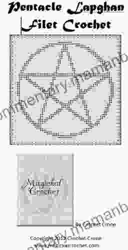 Pentacle Lapghan Filet Crochet Pattern